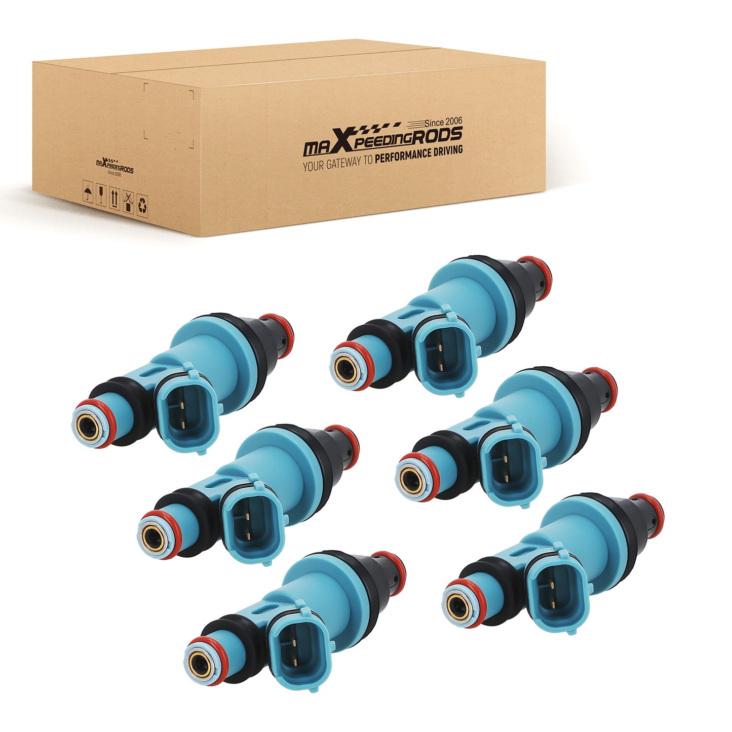 6Pcs Fuel Injector compatible For Lexus IS300 Base 3.0L 2001-2005 2325046090 FJ963
