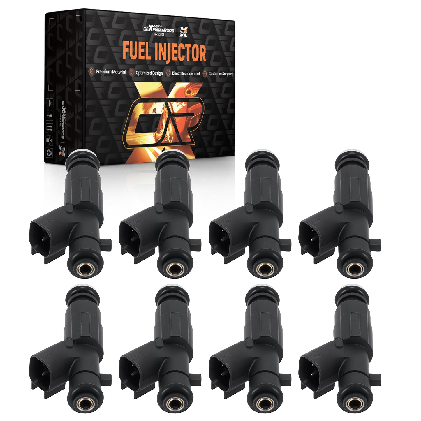 8 Fuel Injectors Kit compatible For Cadillac DeVille Eldorado 4.6L V8 2000-2005 832-11160