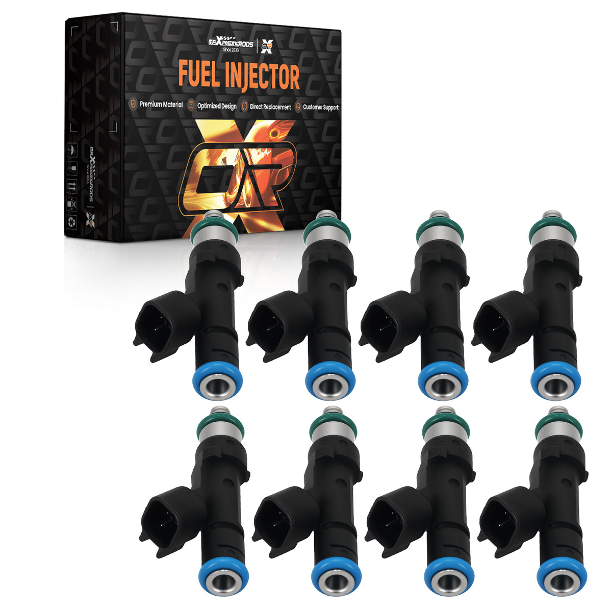 8pcs Complete Fuel Kit compatible For Ford F-150 Heritage 5.4L 2004 CM5058 4 Hole