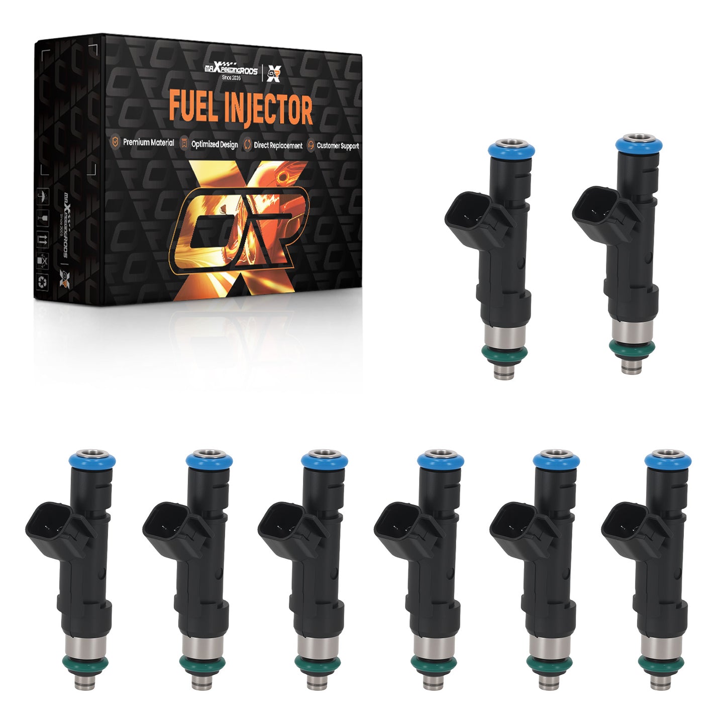 8x Fuel Injector compatible For Ford Crown Victoria 4.6L V8 2006-2011 FJ958 822-11195
