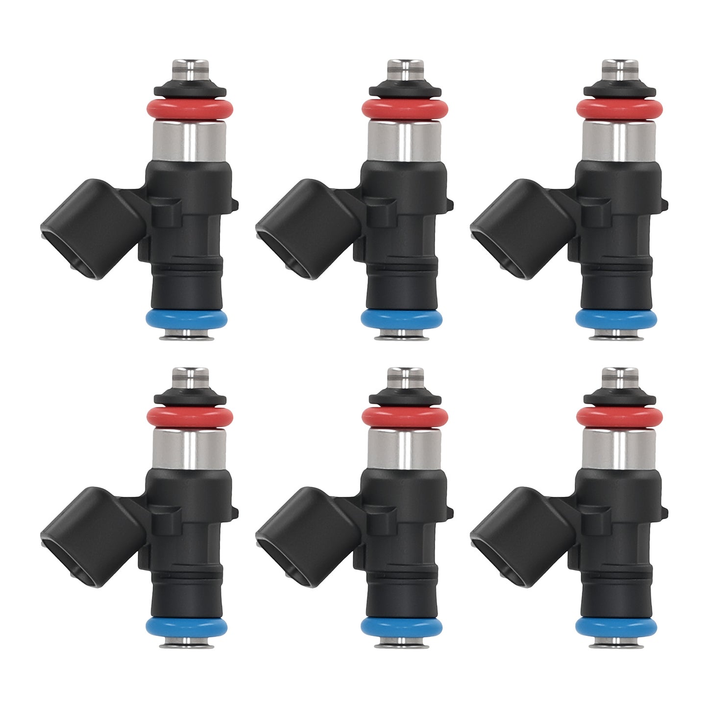 Set of 6 Fuel Injectors compatible For Ford Escape Fusion compatible For Mercury Mazda 3.0L V6 2009-2012