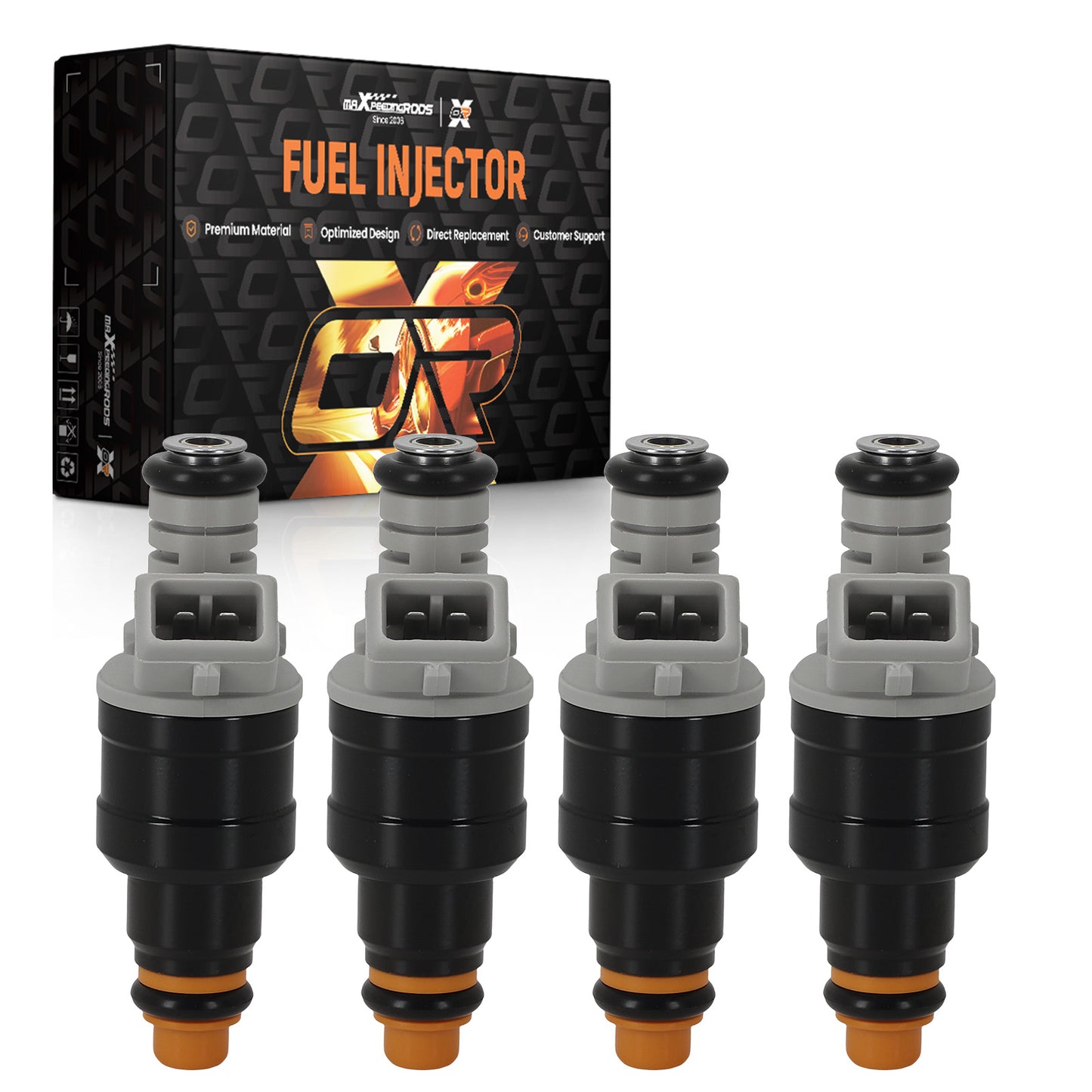 4x Fuel Injector compatible For Ford Ranger 2.3L-2.5L compatible For Mazda B2500 compatible For Mercury 1985-2001