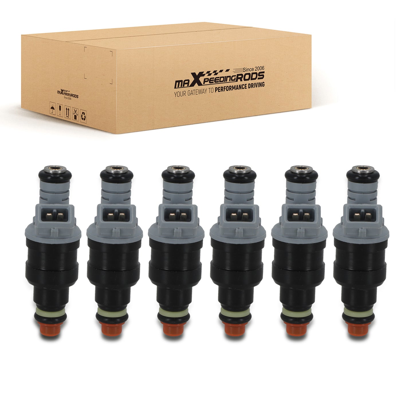 6PCS Fuel Injectors compatible For Ford Mustang V6 3.8L 1997-1998 F1ZE-B4C