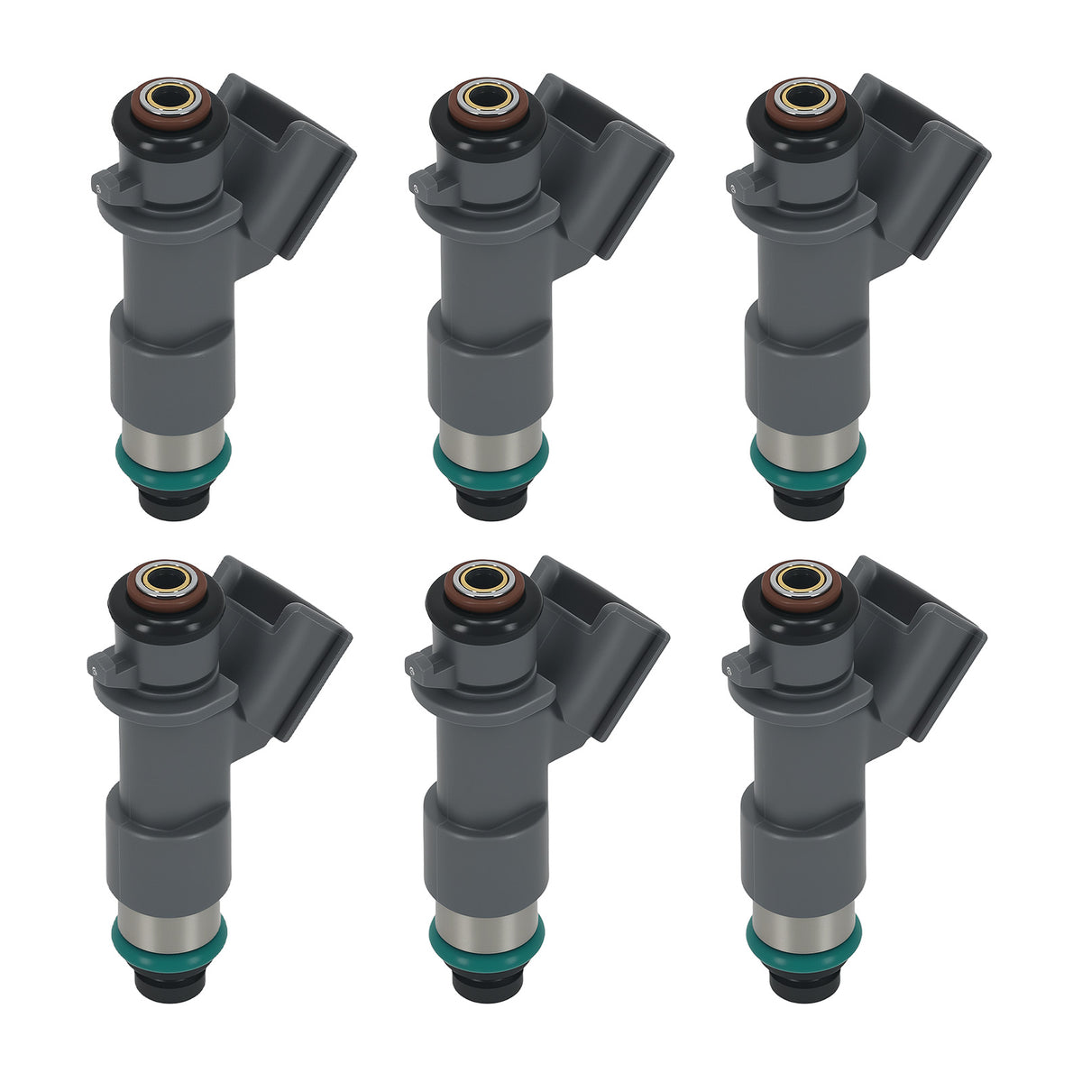 6 Fuel Injectors compatible For Acura MDX 2008-2020 RDX TL RL TSX ZDX 16450-R70-A01