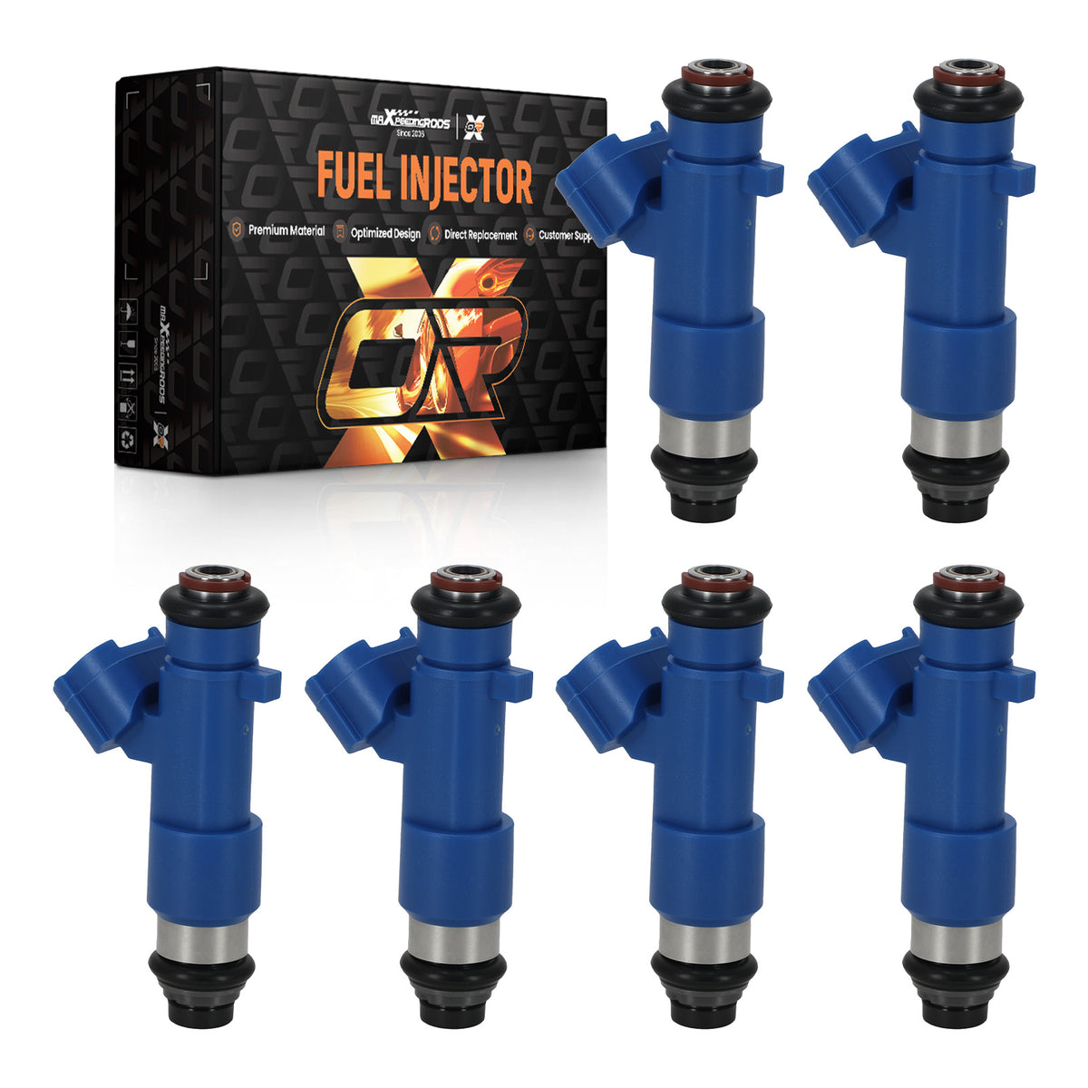 12 Hole Fuel Injector compatible For Nissan GT-R 350Z 370Z 3.8L V6 2009-2021 16600-JF00A