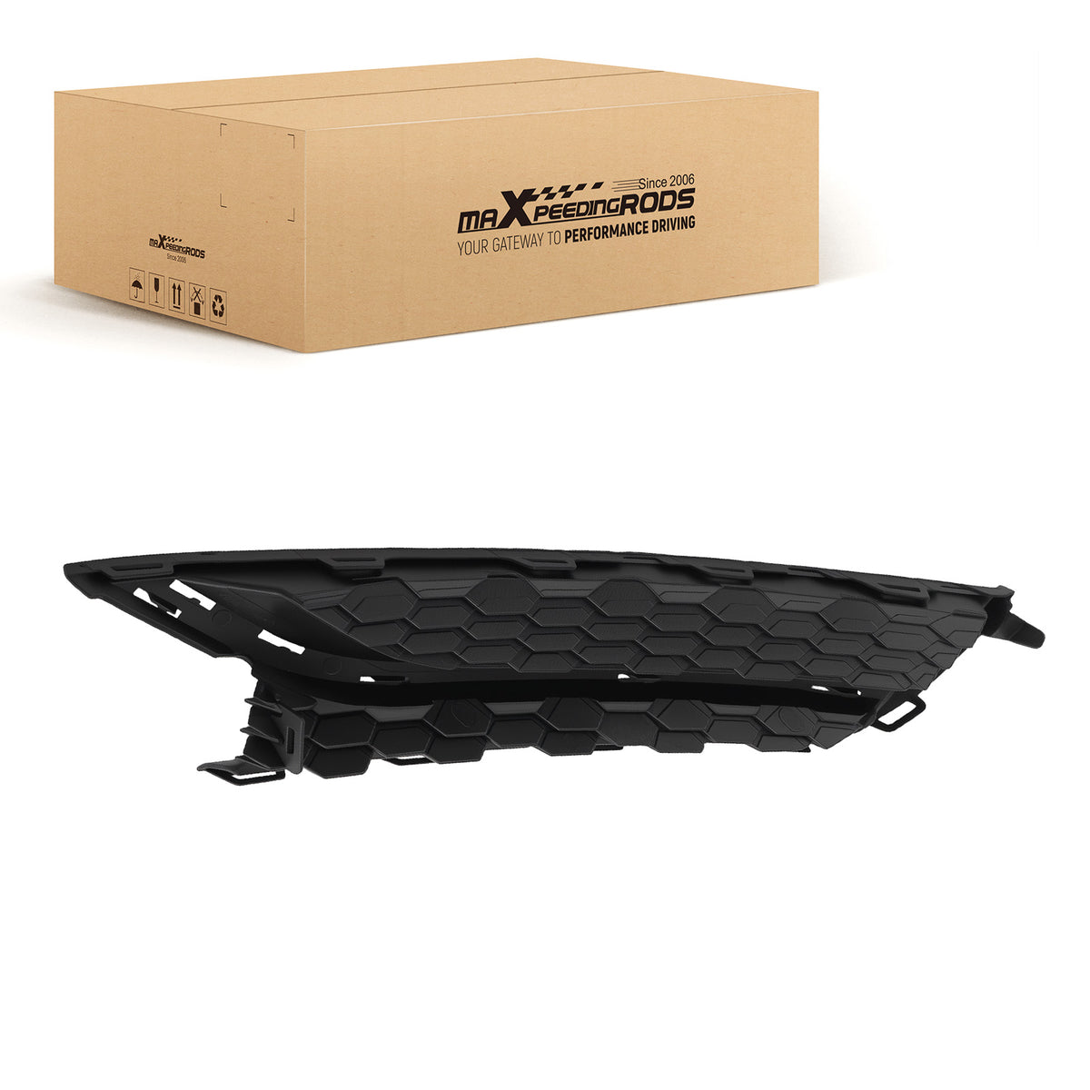 Fog Lamp Grille Cover Right compatible for VW Passat 2.0L Diesel Turbo 2012-2015 VW1039121