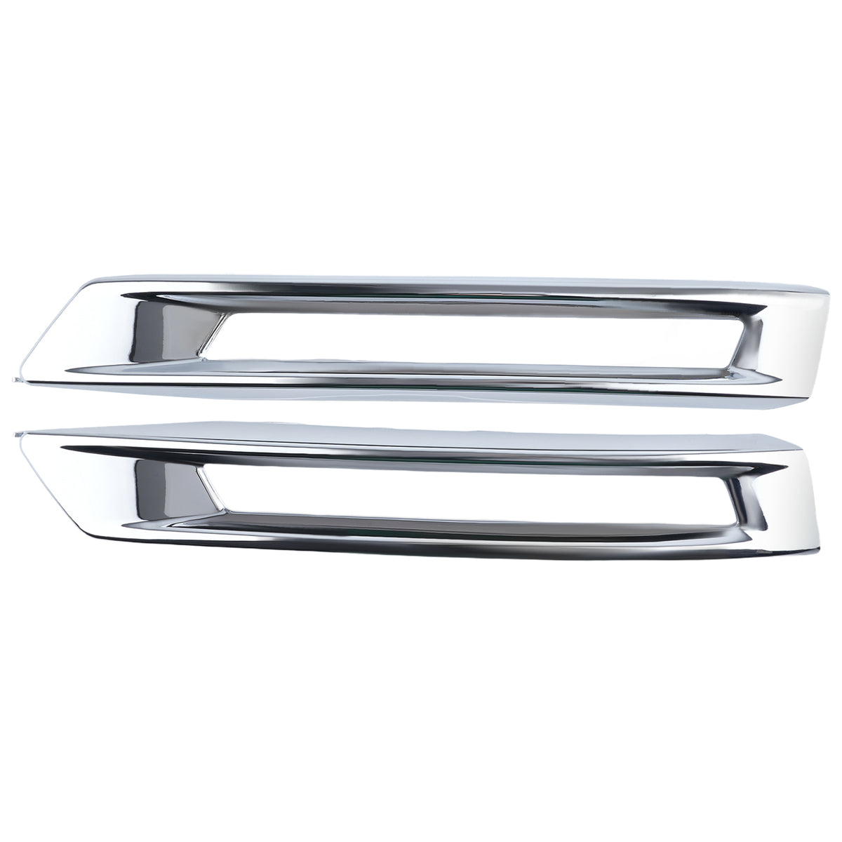 Pair Front Bumper Fog Grille Cover compatible for Mercedes-Benz GLK-Class 4Matic 2014-2015