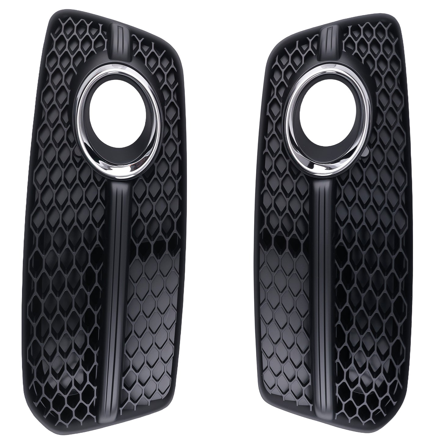 Pair Front Bumper Lower Fog Light Cover compatible For Audi Q5 Premium 2009-2012 8R0807681F