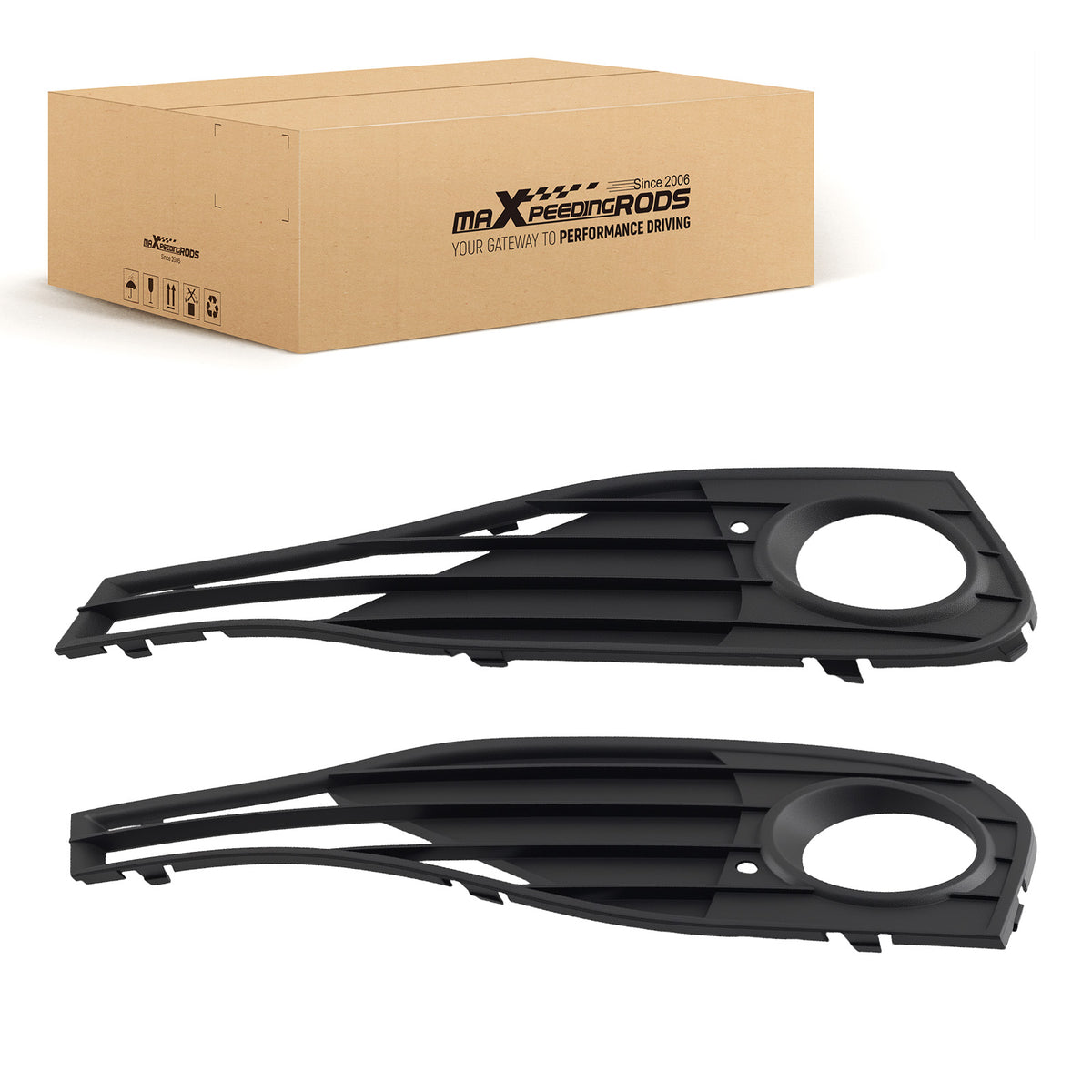 Pair Front Bumper Fog Lamp Cover compatible For BMW 428i 435i 430i 440i 2014-2020 BM1038194