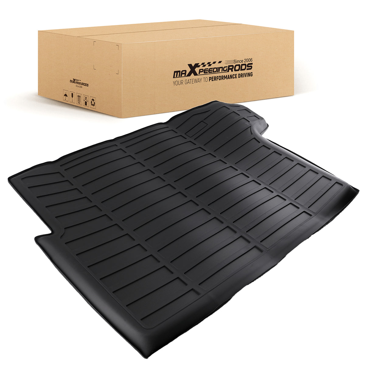 All- Weather Cargo Liner Rear Floor Mat compatible For Chevrolet Trax 2024-2025 TPE