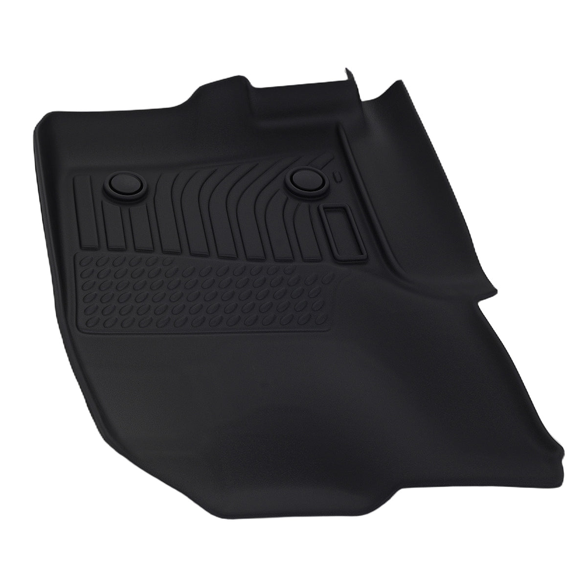 Black Floor Mats Set compatible For Ford F-250 F-350 F-450 2012-2016 All Weather TPE