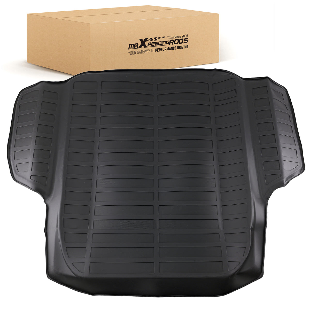 All Season Cargo Liner compatible For Honda Accord 2023-2024 TPE Black Trunk Mat Boot Liner