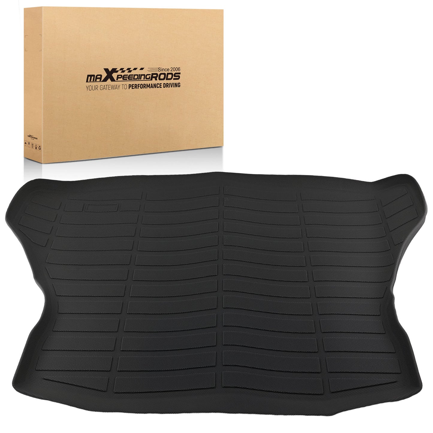 All- Weather Black Cargo Liner compatible For Honda Civic Sedan 2012-2014 2015 TPE Trunk Mat