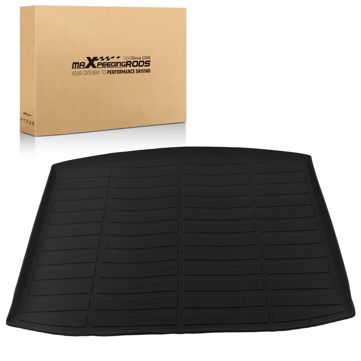 All- Weather Black Cargo Mat compatible For Honda CRV 2017-2022 TPE Trunk Mat Boot Liner