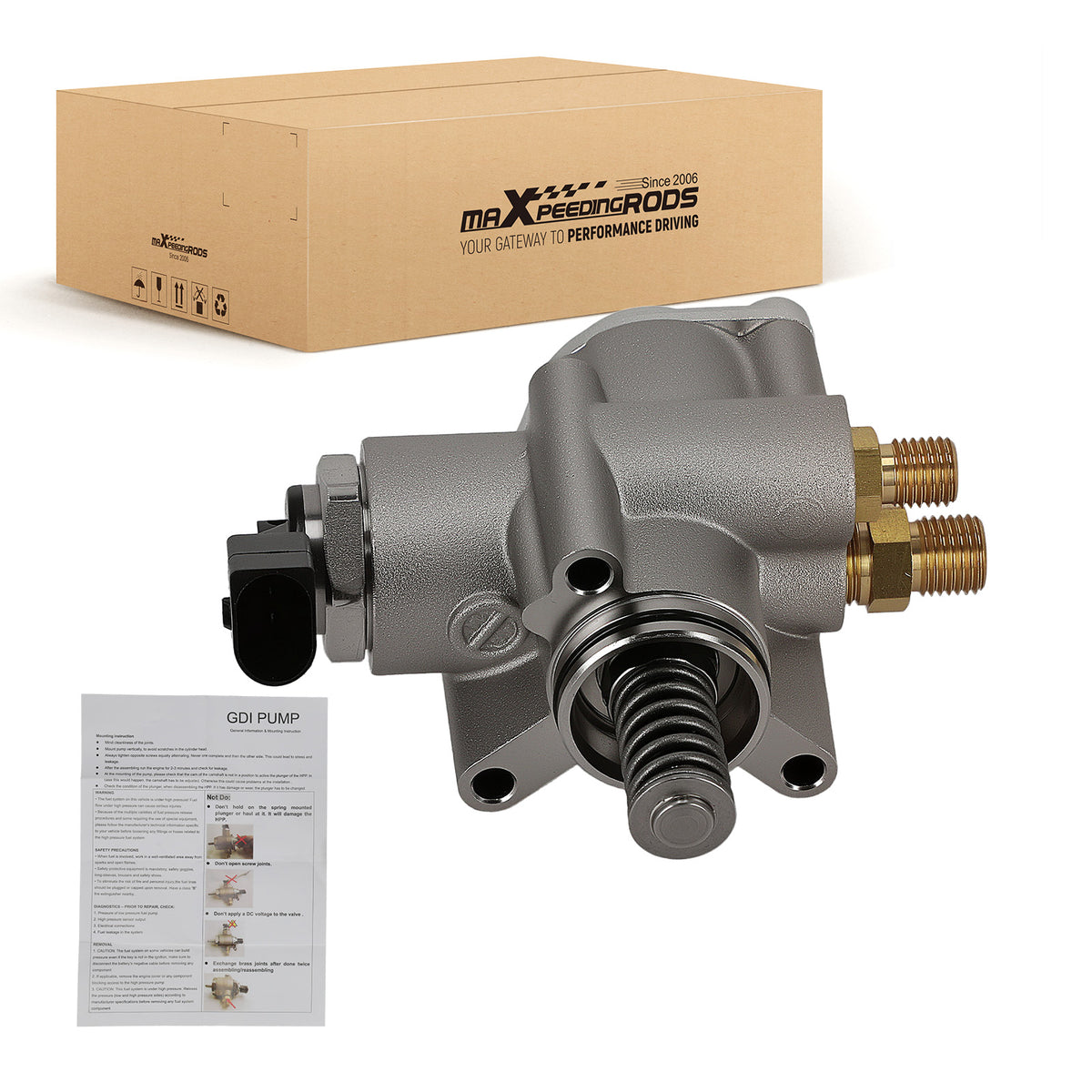 High Pressure Fuel Pump For 2005-2008 compatible For Audi A4 Quattro A6 V6 GDP611