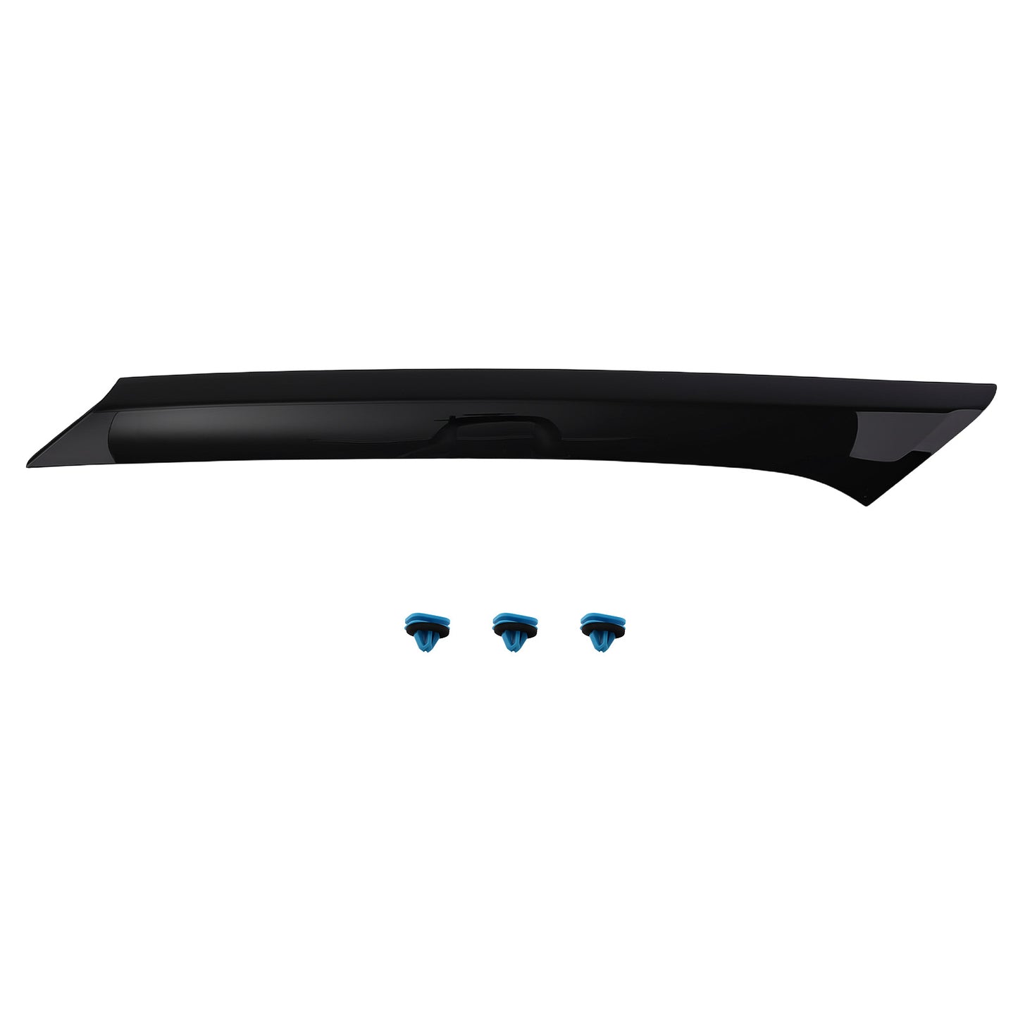 Black Window Pillar Trim compatible For Ford Flex 2009-2019 Right Front Windshield