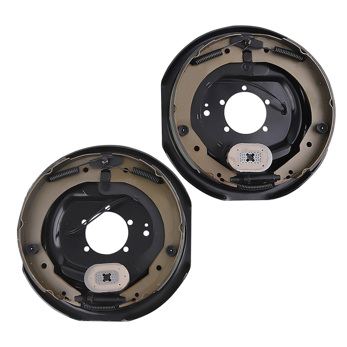 2x Driver Passenger Side 12" x 2" Electric Trailer Brake Assembly For 7000 lbs