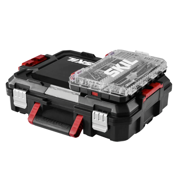SKIL HD6280B-11 Brushless 20V Hammer Drill Kit, with 75-Pc. Drill & Drive Bit Set with Interlocking Case