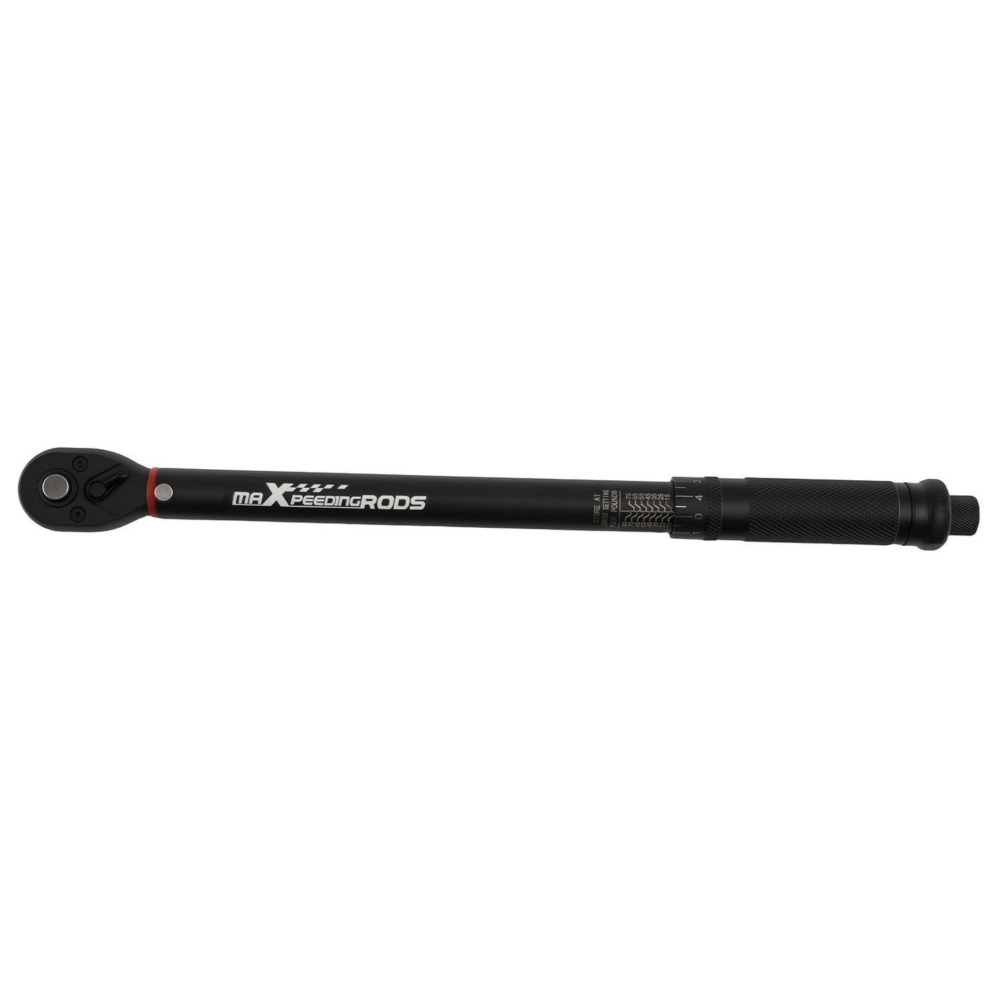 3/8 Click Torque Wrench 10-80 Ft-Lb with Extension BarAdapters Kit