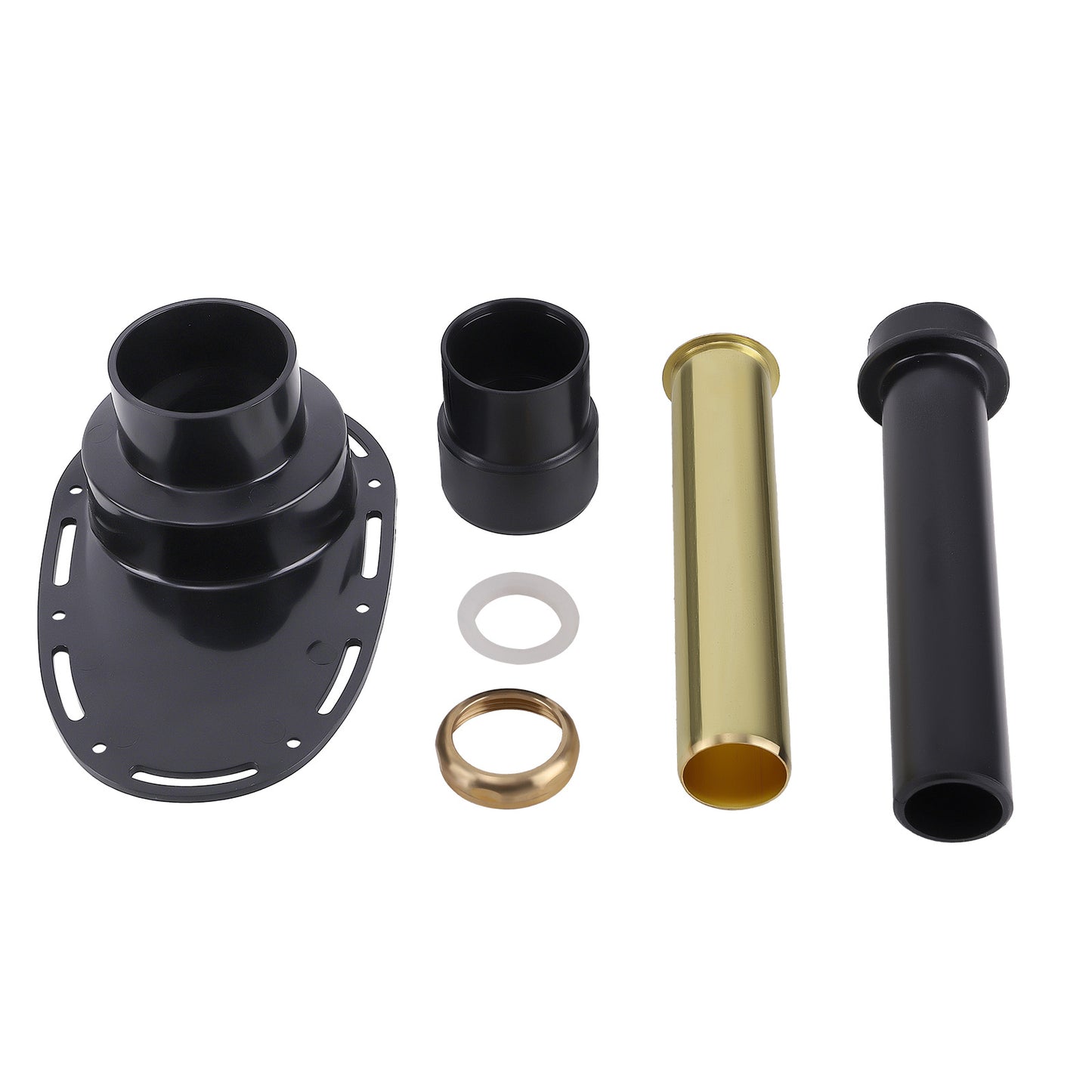 Tub Drain Rough-in Kit For Freestanding Bathtub with Brass Pipe + ABS Pipe