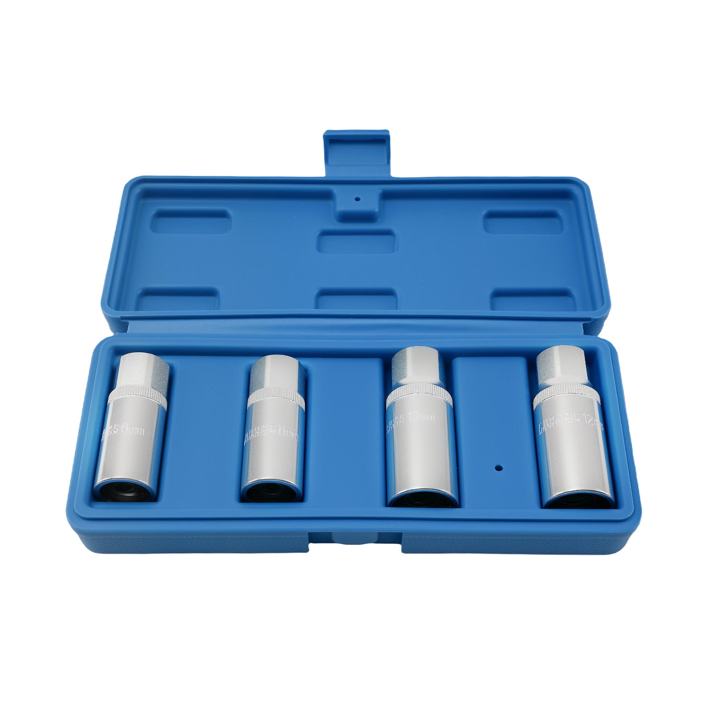 1/2in Drive Stud Extractor Set for Auto Repair 6-12mm CRV Steel Professional 4X