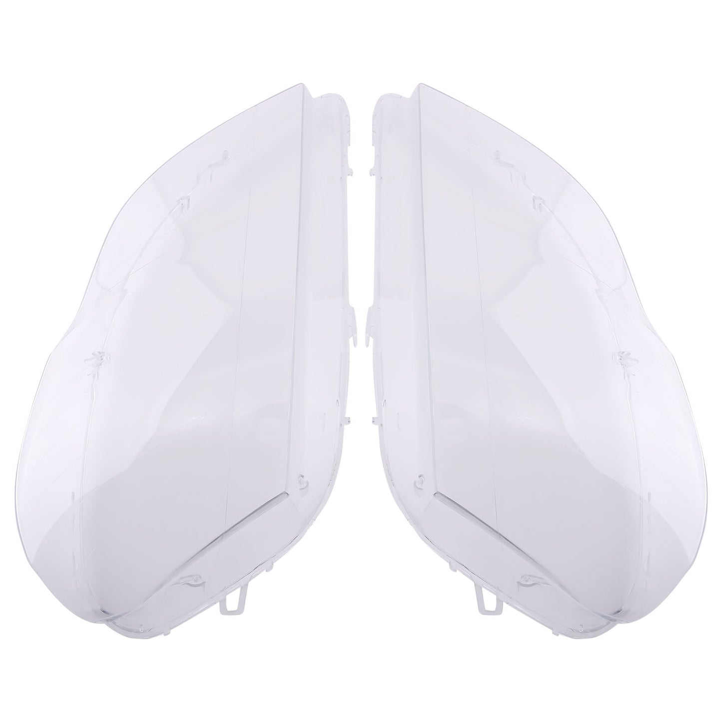 Pair Headlight Lens Cover compatible For Mercedes-Benz GL-Class X164 2007-2012 Left+Right