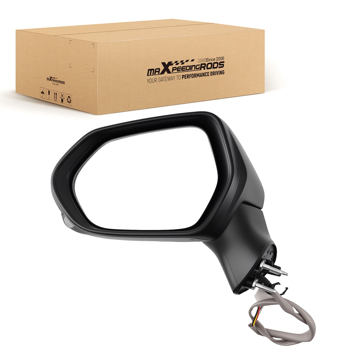 Side Mirror Left compatible For Toyota Camry Hybrid 2.5L 2018-2022 Heated Power Signal