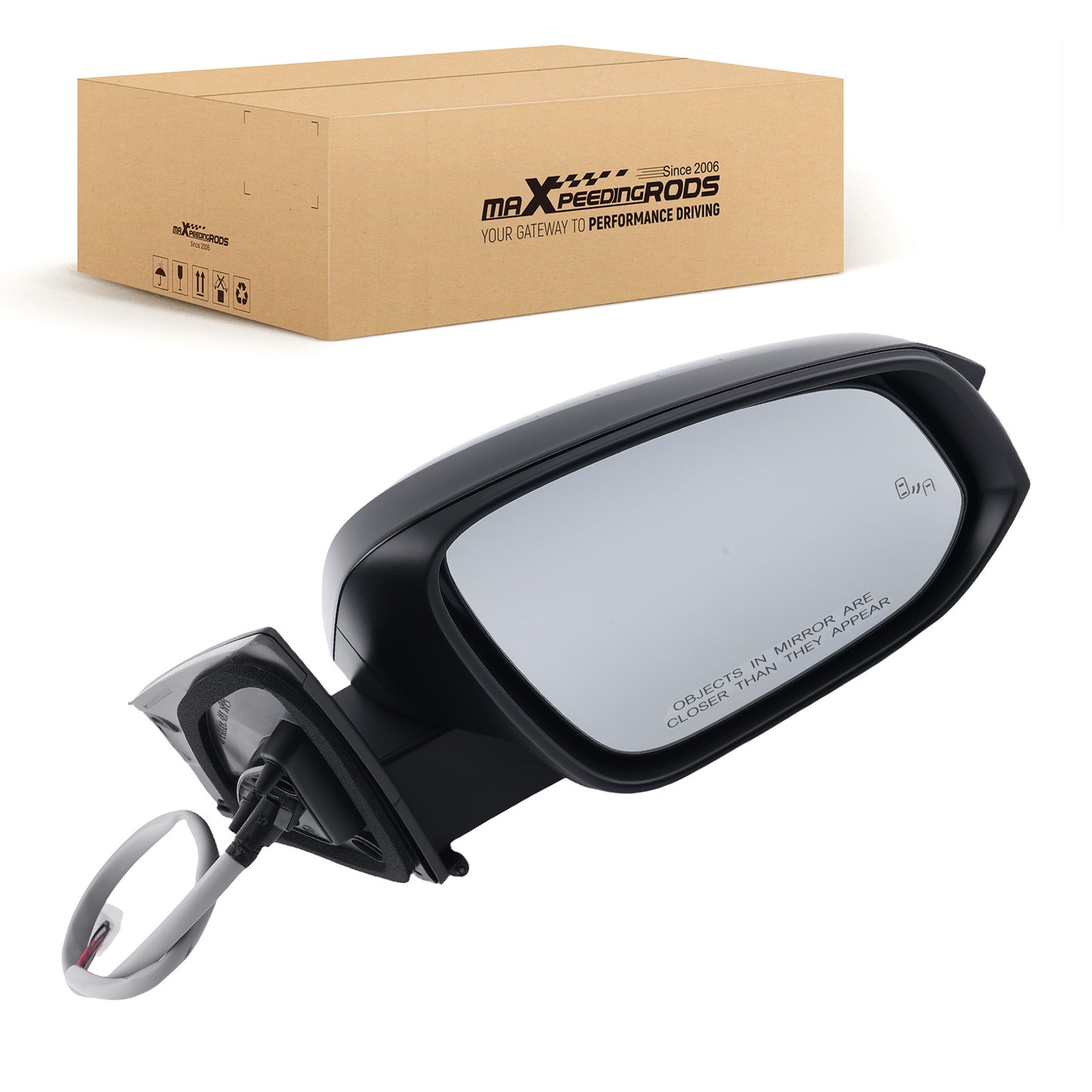 Heated Power Right Mirror compatible For Toyota RAV4 SE 2016-2018 879100R180C0 Signal
