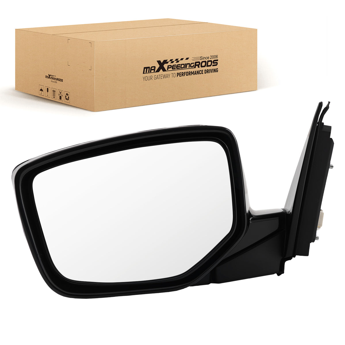 Heated Left Door Mirror Power compatible For Honda Accord EX/EX-L 08-12 76258TE0A11