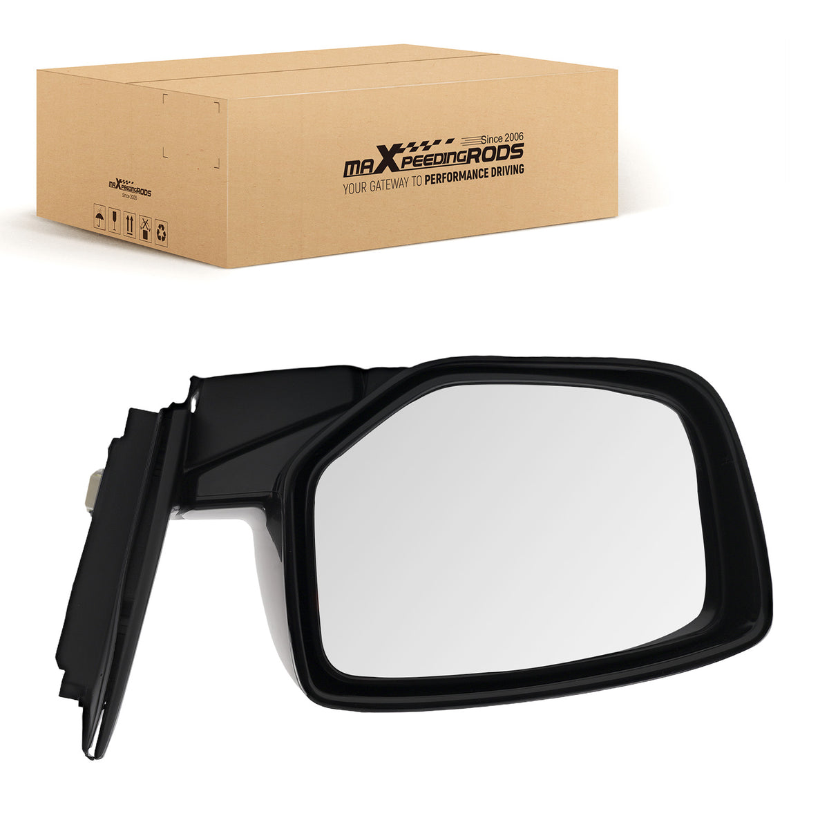 Left Side Mirror compatible For Honda Accord 08-12 128-50158L HO1320230 Paintable