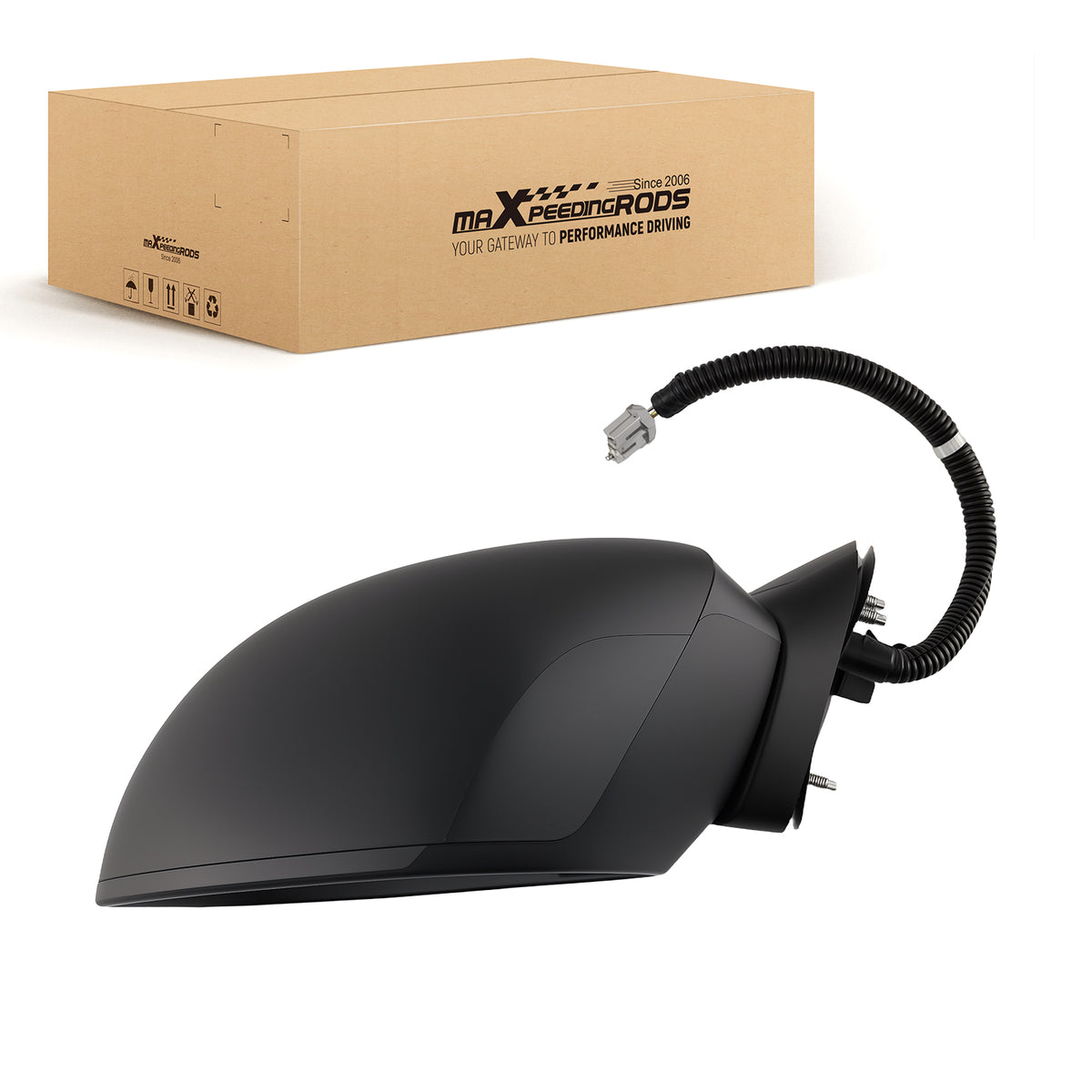 Car Side Mirror Left compatible For Honda Civic 1.8L 2.4L 2012-2013 76258TR6C01