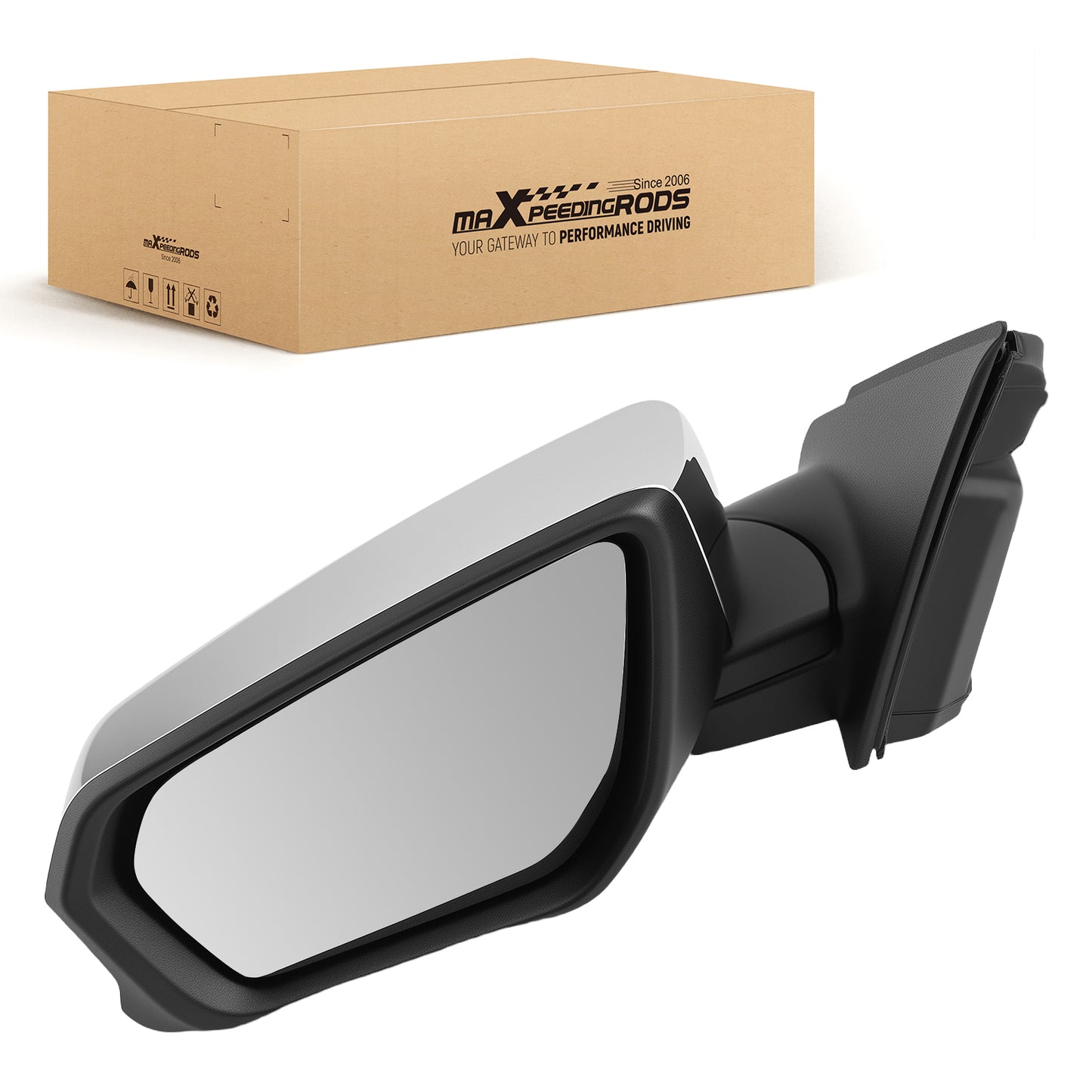 Driver Rear View Mirror compatible For Chevrolet Equinox 2018-2023 Heated Power
