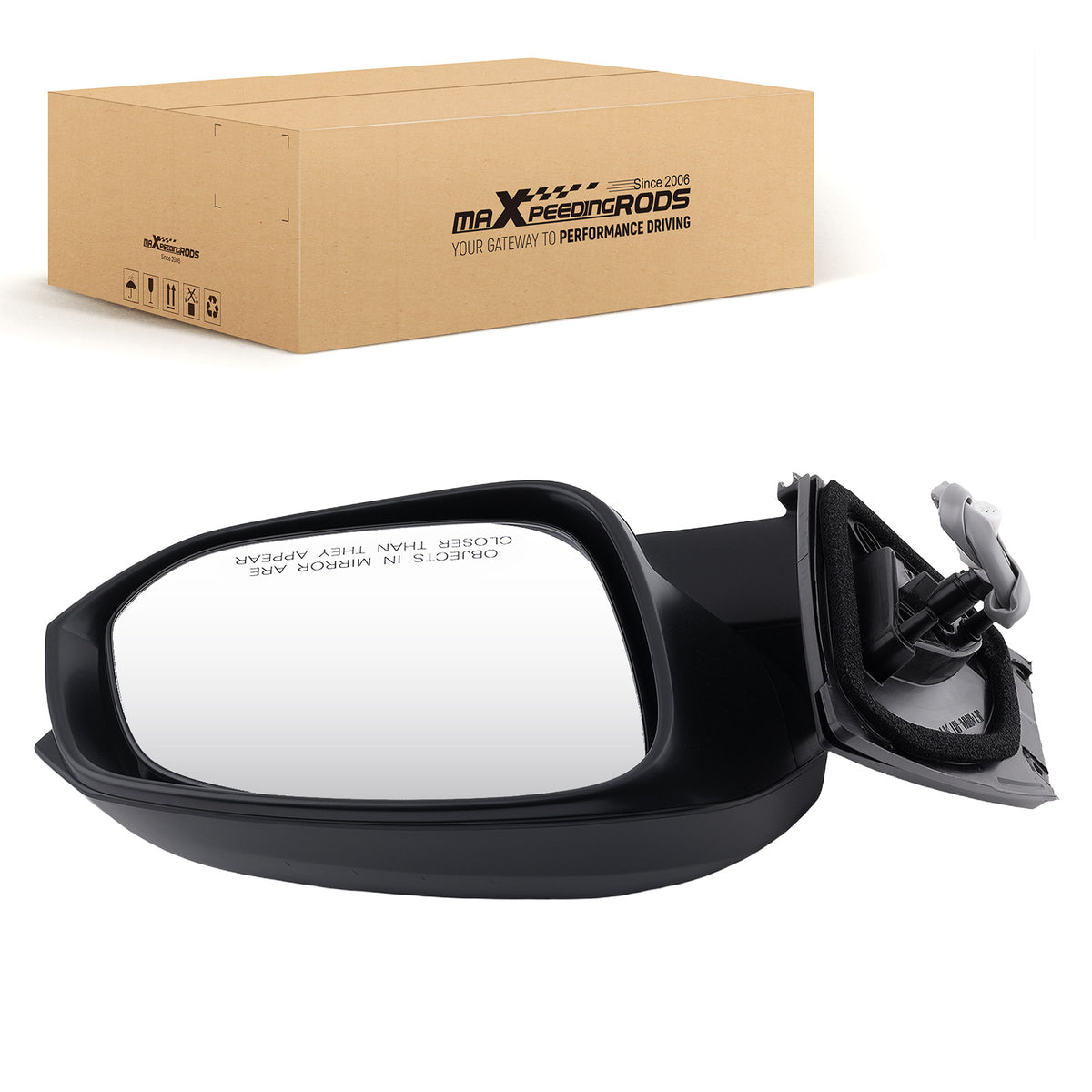 Passenger Side Mirror compatible For Toyota RAV4 2.5L 2013-2014 TO1321309 Power 3Pin