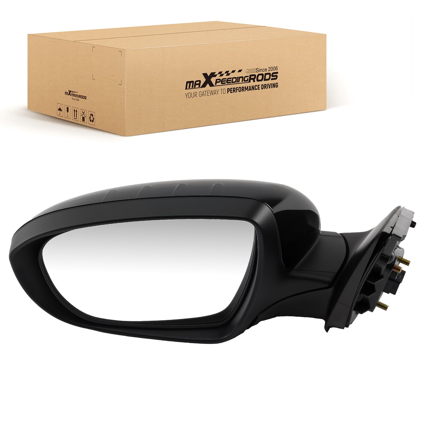 Driver Mirror compatible For Kia Optima 2.0L 2.4L 2011-2013 Black LED 876102T110
