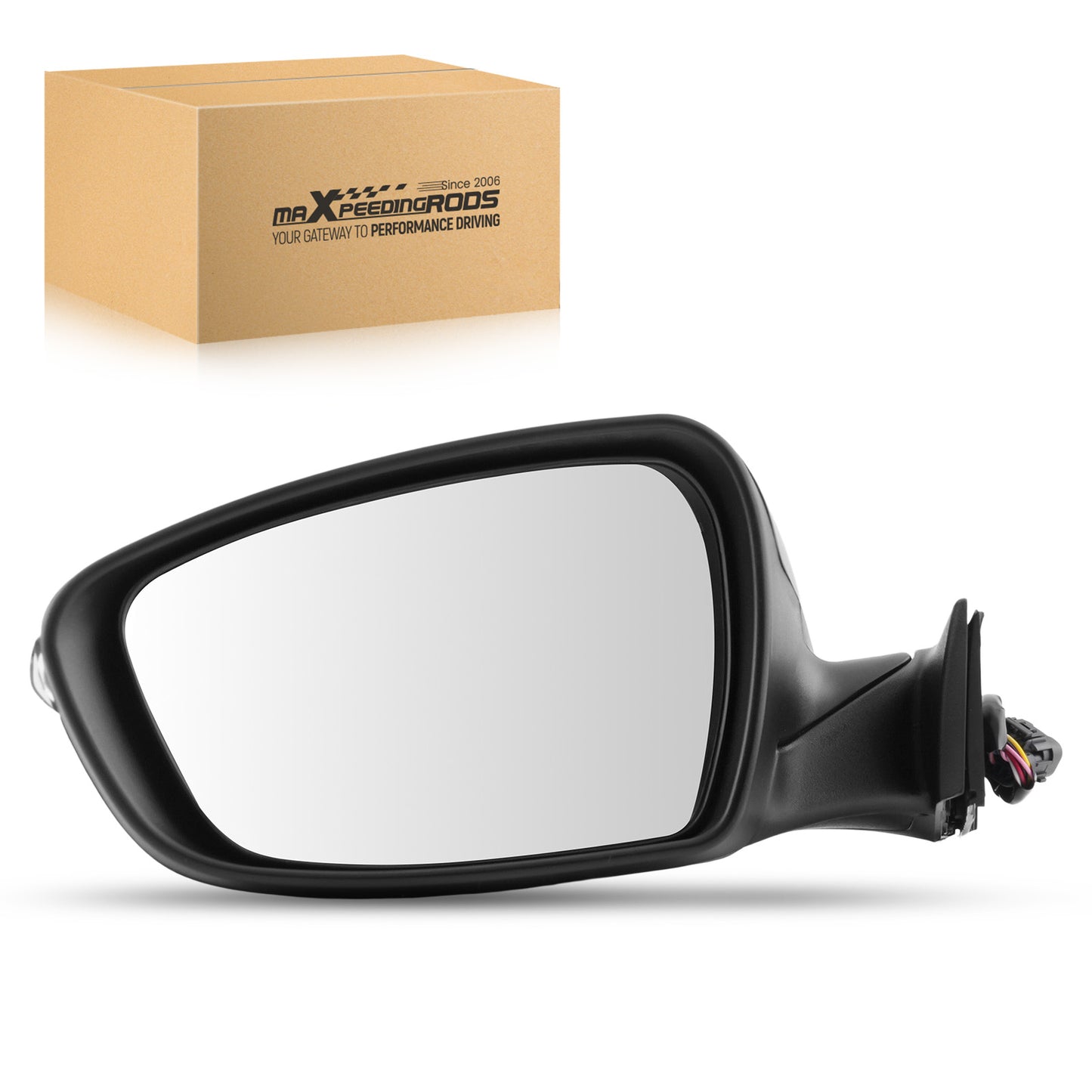 Heated Left Power Side Mirror compatible For Kia Forte 2014-2016 87610A7210 6Pin KI1320182