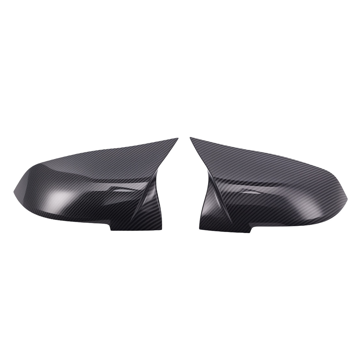 Carbon Fiber Side Mirror Cover compatible for Honda Accord 18-22 Left Right Black ABS 2PCS