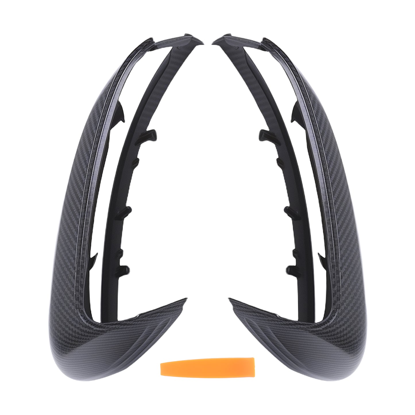 Mirror Cover Caps compatible For Mercedes W222 S Class W213 E Class 2014-2019 Black