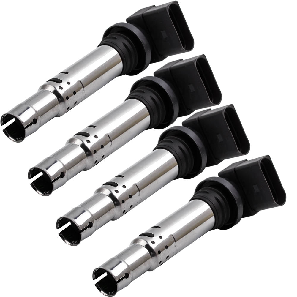 4x Ignition Coil compatible For Volkswagen Golf 1.4 TSI compatible For VW Polo Jetta 1.6 FSI Tiguan Beetle