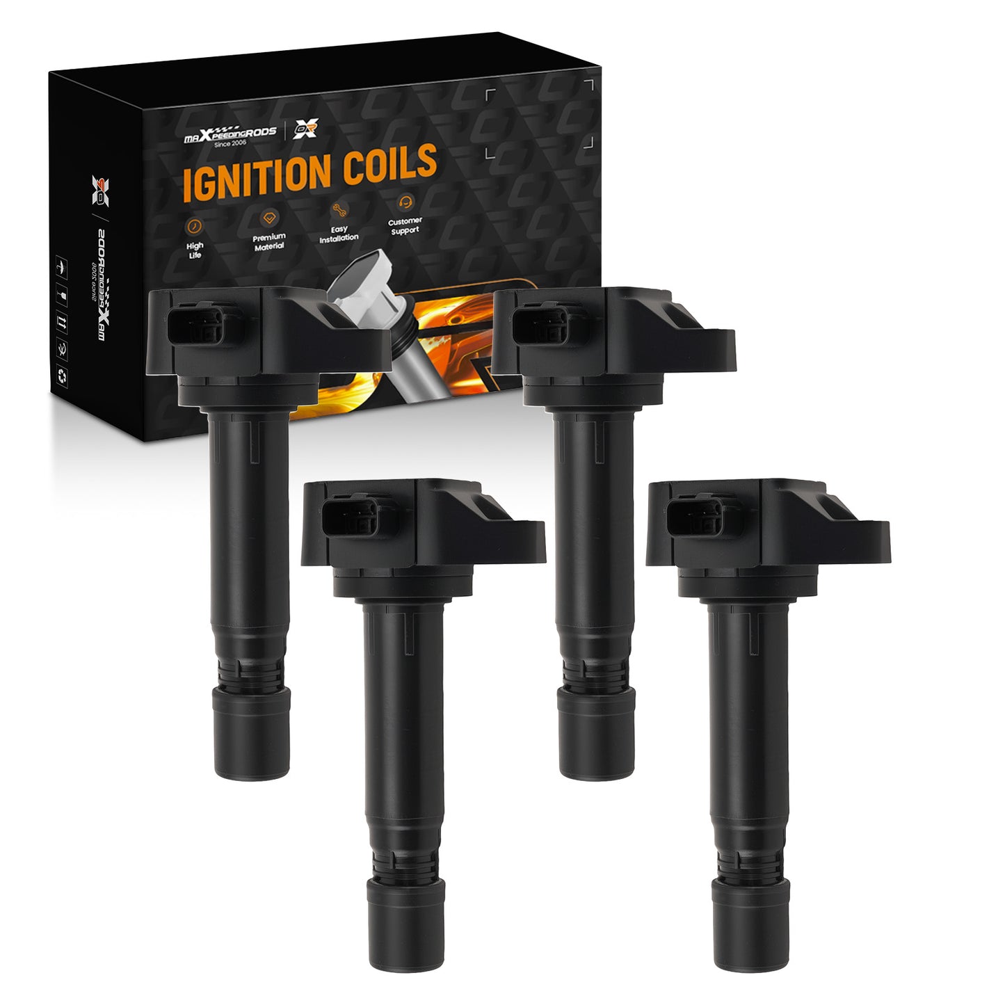 4x Ignition Coil Set compatible For Honda Civic 1.8 Liter 2006-2011 UF582