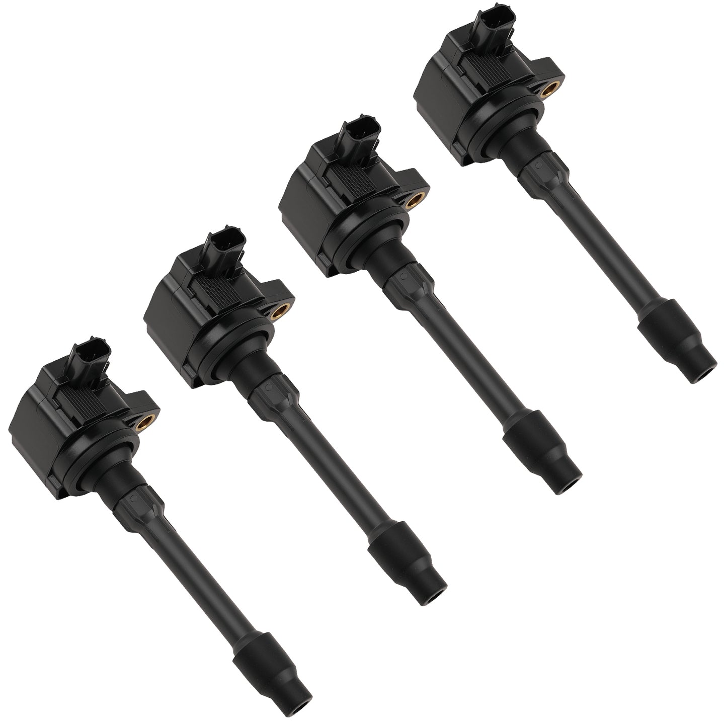 Front Engine Ignition Coil compatible For Honda Civic 1.5L 2.0L 2015-17 CM11121A Black