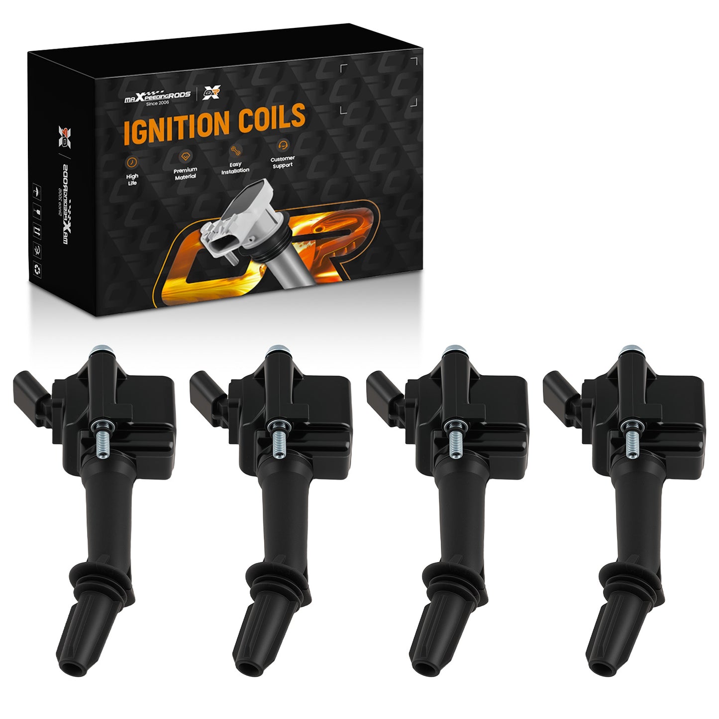 Complete Ignition Coil compatible For Chevrolet Cruze/Compatible For Equinox/Volt/Compatible For Malibu 16-19 GN180797