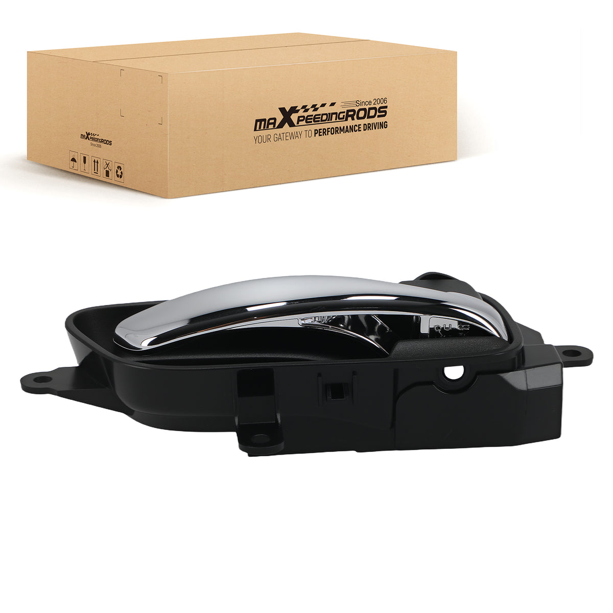 Black Interior Door Handle compatible for Nissan Altima 3.5L V6 2013-2015 80670-3TA0D