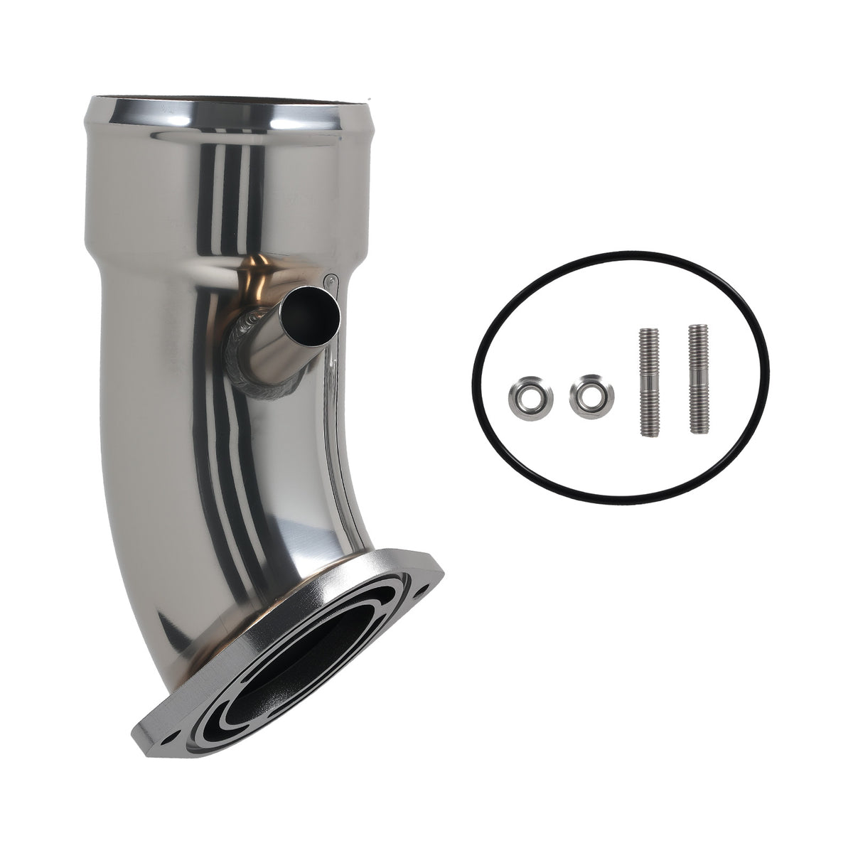 3.5 Aluminum Intake Horn compatible For GMC Sierra Chevrolet Silverado HD L5P 2017-2019
