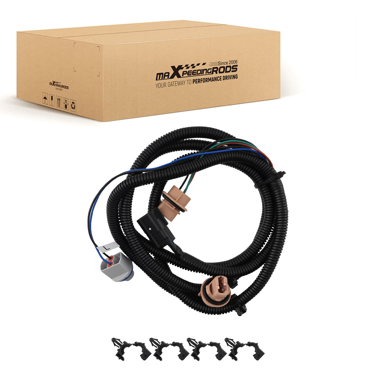Left Tail Light Wiring Harness compatible for Chevy Silverado 1500 2500HD 3500HD 2016-2019