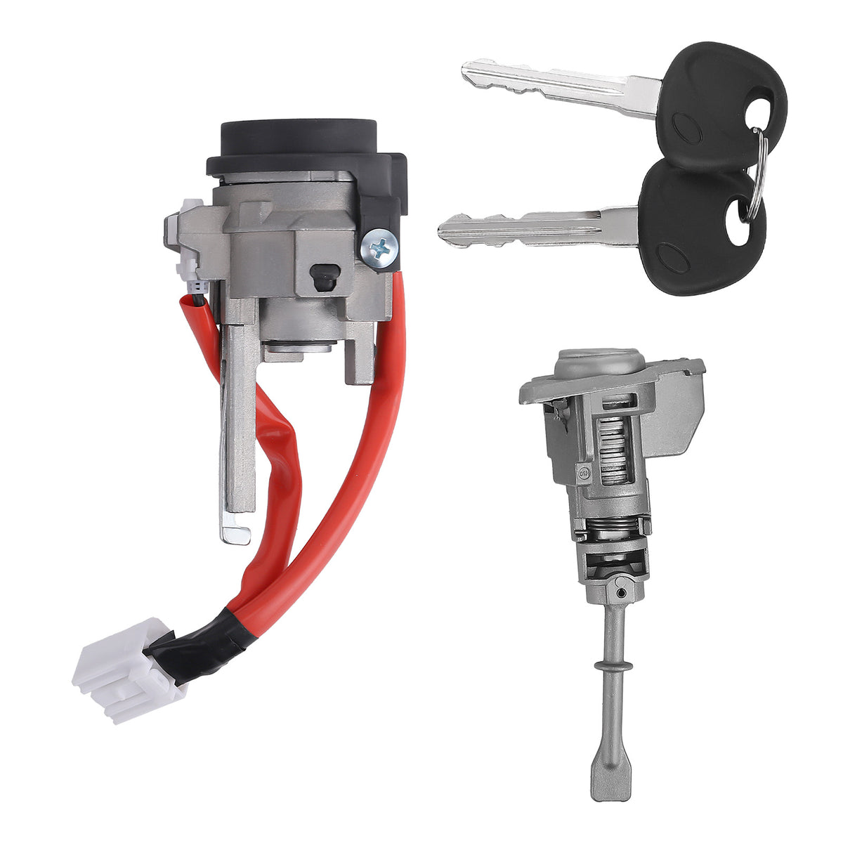 IgnitionFront Left Door Lock Cylinder SAME KEY compatible For Hyundai Elantra 2011-15