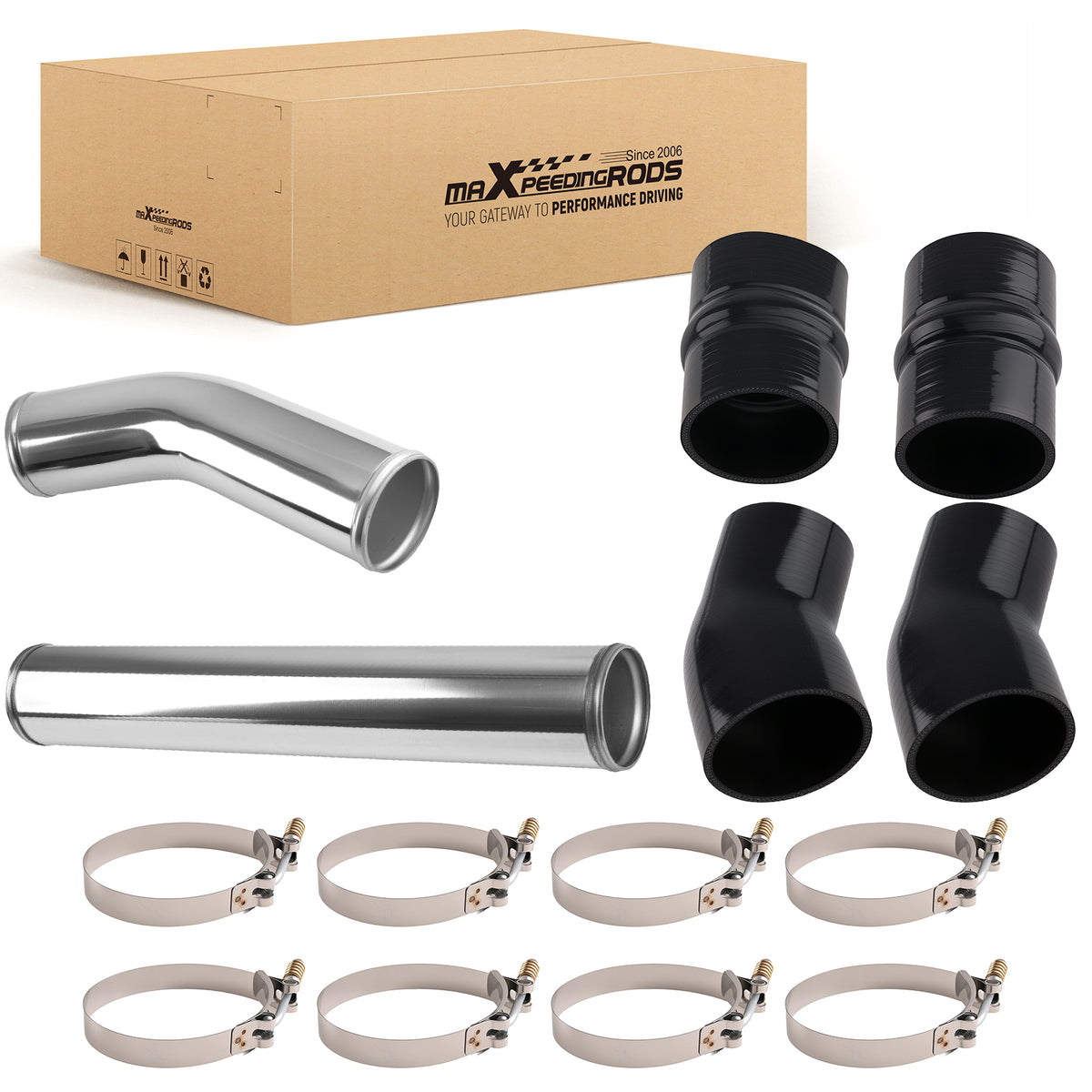 Intercooler PipeBoot Kit For 94-2002 compatible For Dodge Ram 2500 3500 5.9L compatible For Cummins Diesel
