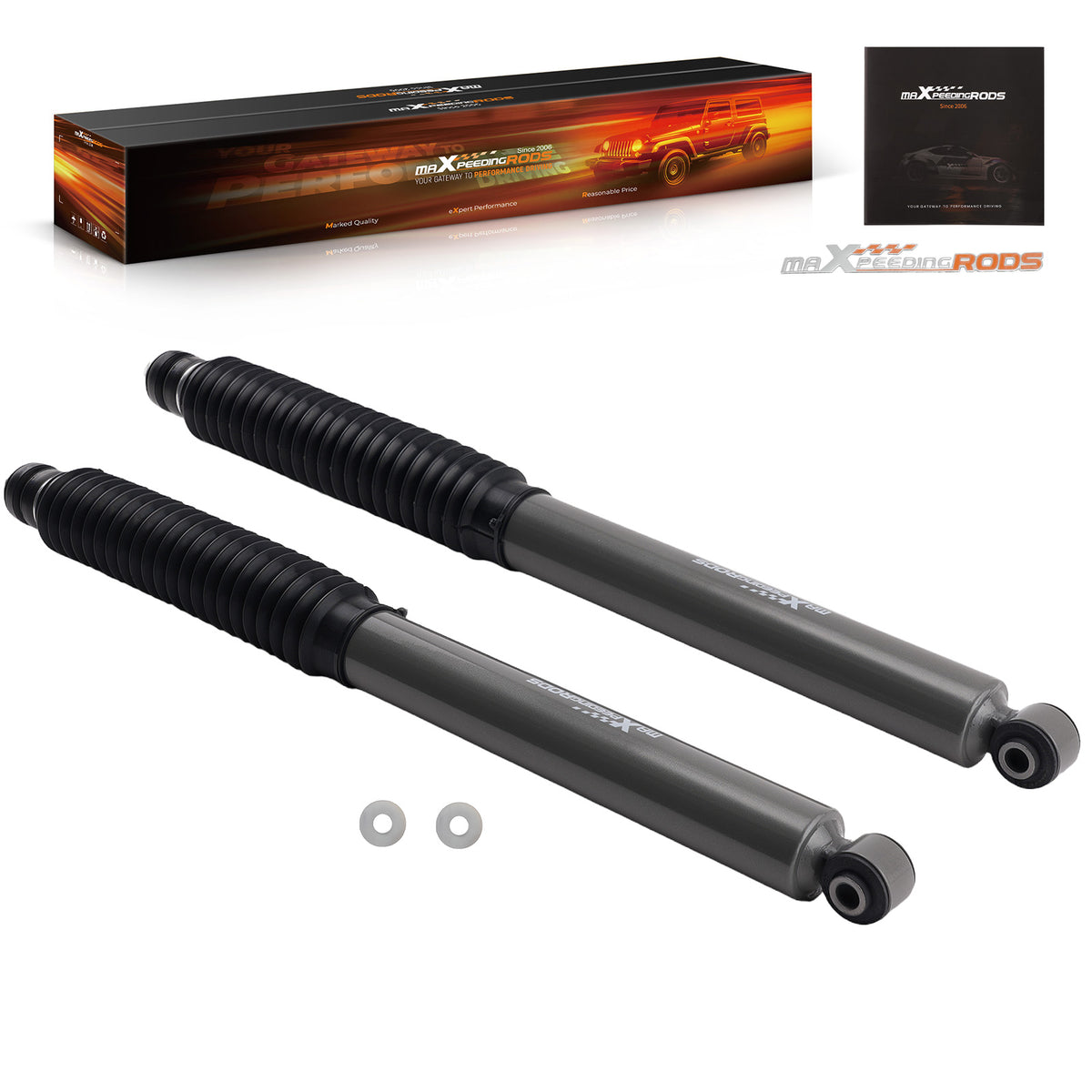 Front Gas Lift Shocks compatible For Ford F-250 F-350 Super Duty 4WD 2005-2026 5-7