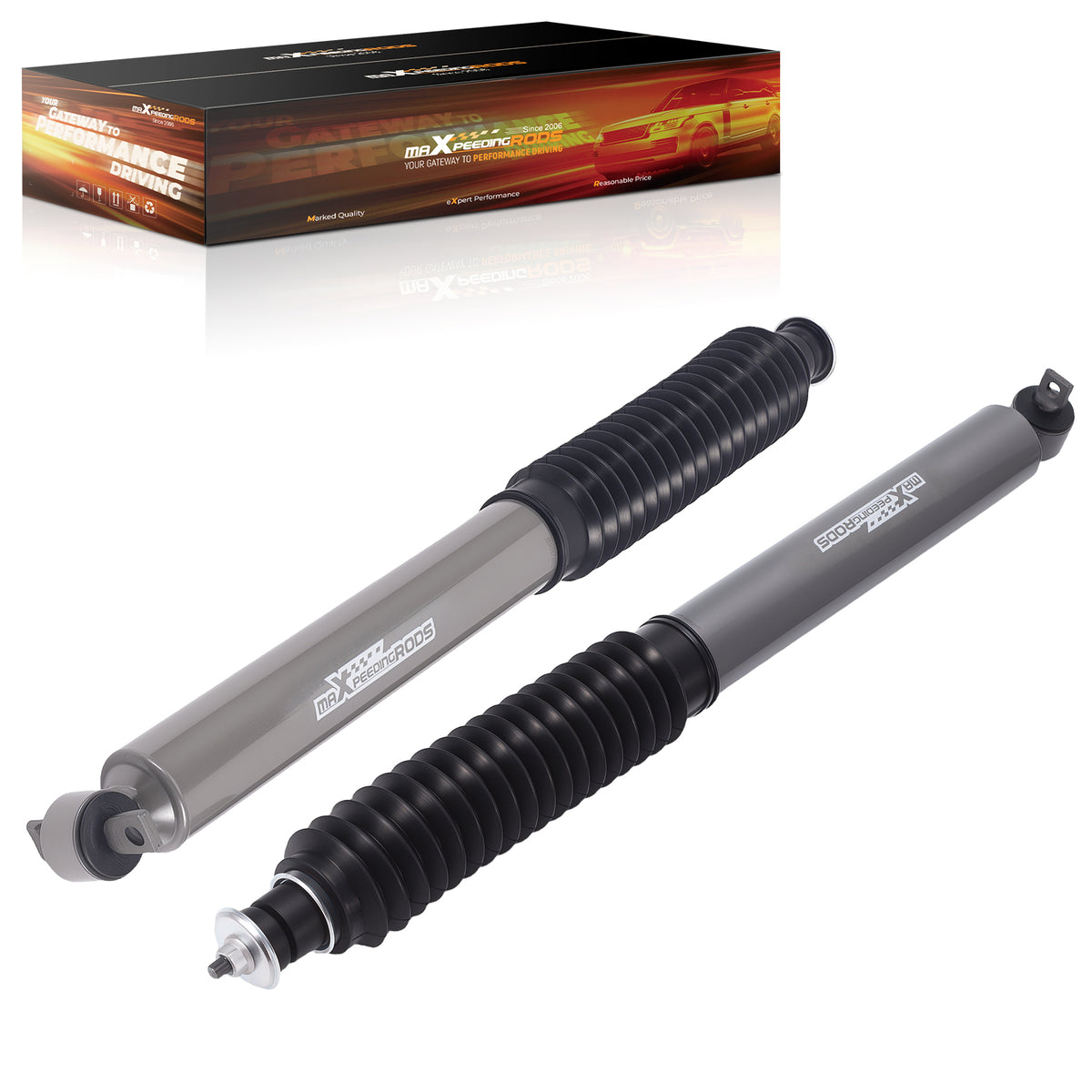 1-3Lift G1 Front Shock Absorbers compatible For Jeep Cherokee XJ Wrangler TJ 84-2006