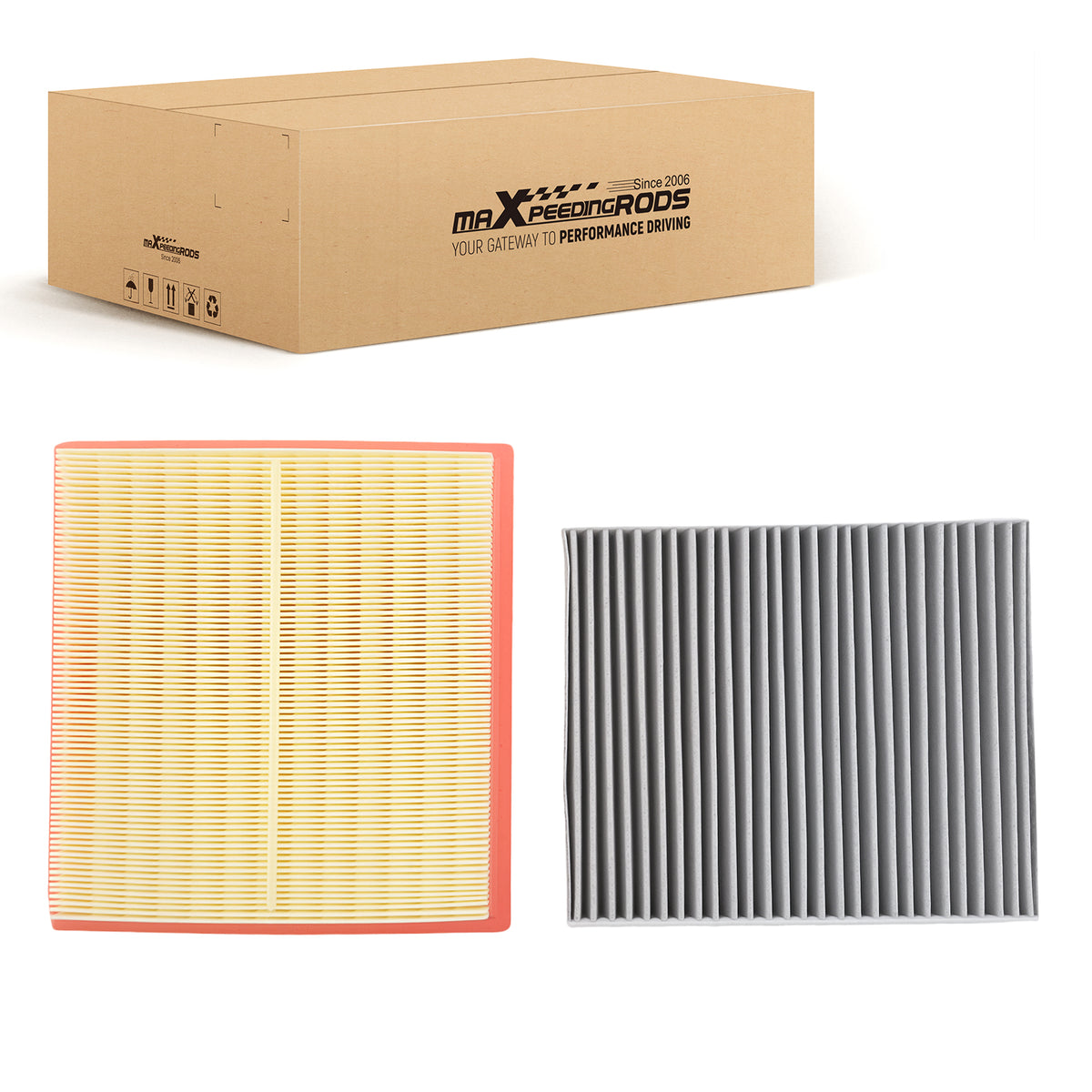 2PC Air Filter compatible for Subaru Ascent Crosstrek Impreza 2017-2025 33-5064