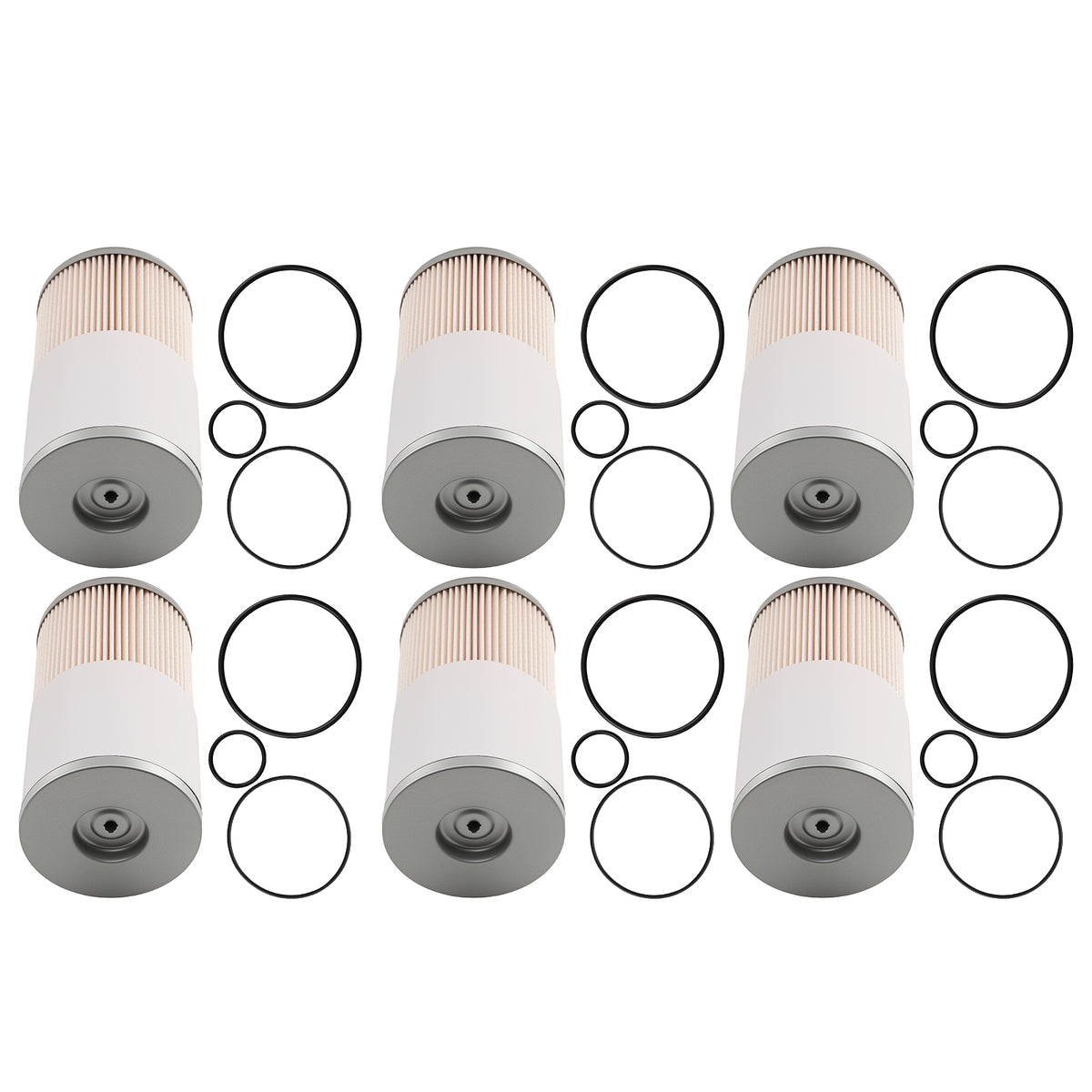 6PCS Fuel Filter compatible For Freightliner/International FS19624 FF1162 PF7895